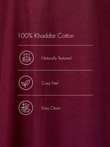 Fierro Maroon Chinese Knot Shirt