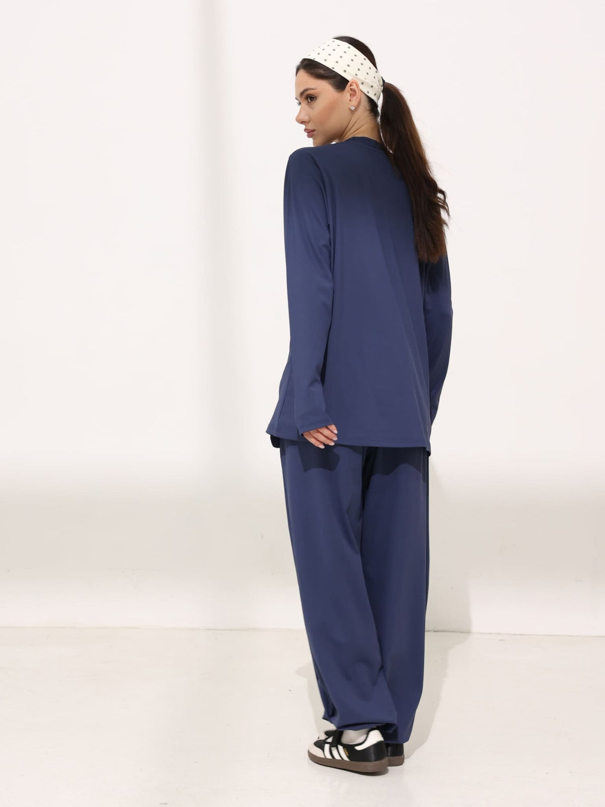 Onyx Blue Active Zipper Flap Shirt
