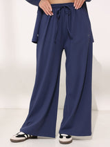 Arlo Blue Active Wide Leg Pants