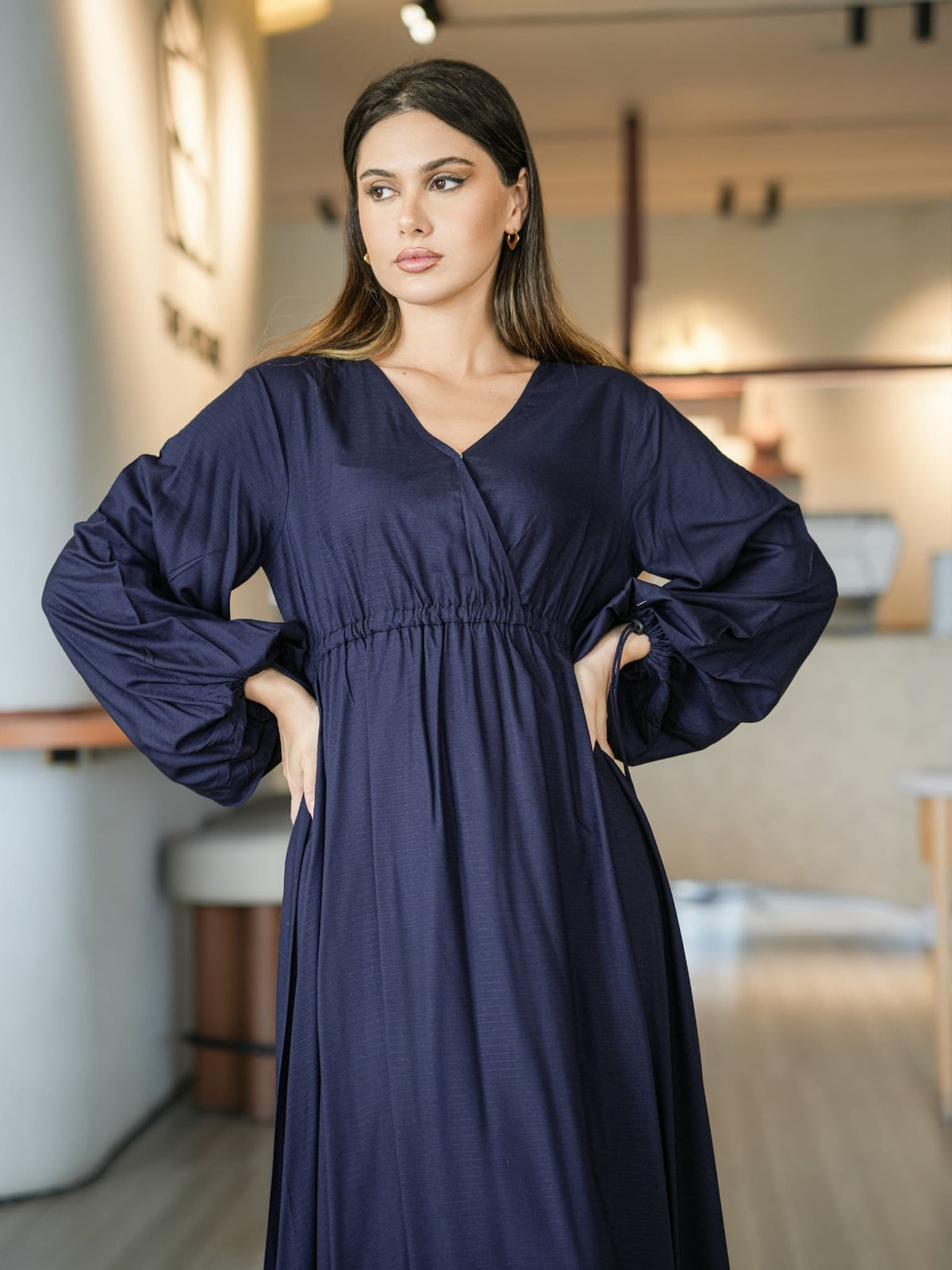 Milaska Blue Long Dress