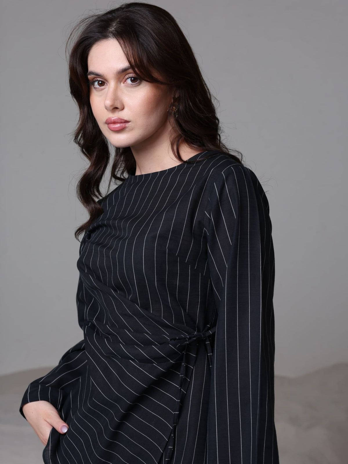 Frieda Wrap Stripe Co Ord Set