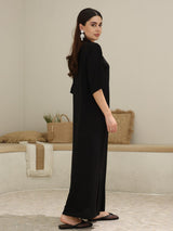 Zienna Black Shirt Dress