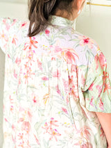 Mini Corsage Floral Pocket Dress