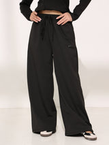 Arlo Black Active Wide Leg Pants