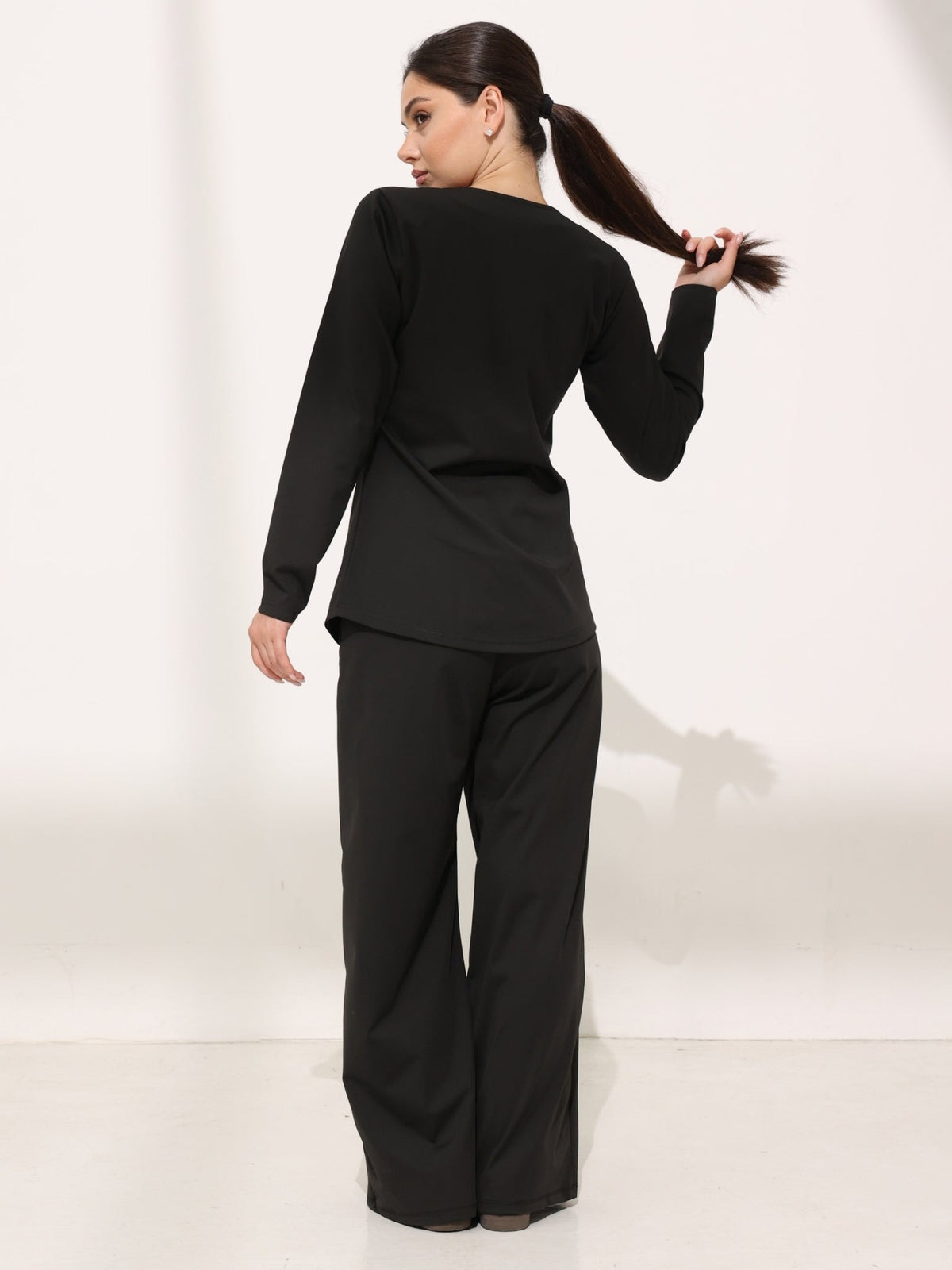 Zhen Black Active Zipper Jacket