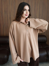 Drift Camel Brown Soft Sweat Polo