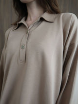Drift Camel Brown Soft Sweat Polo