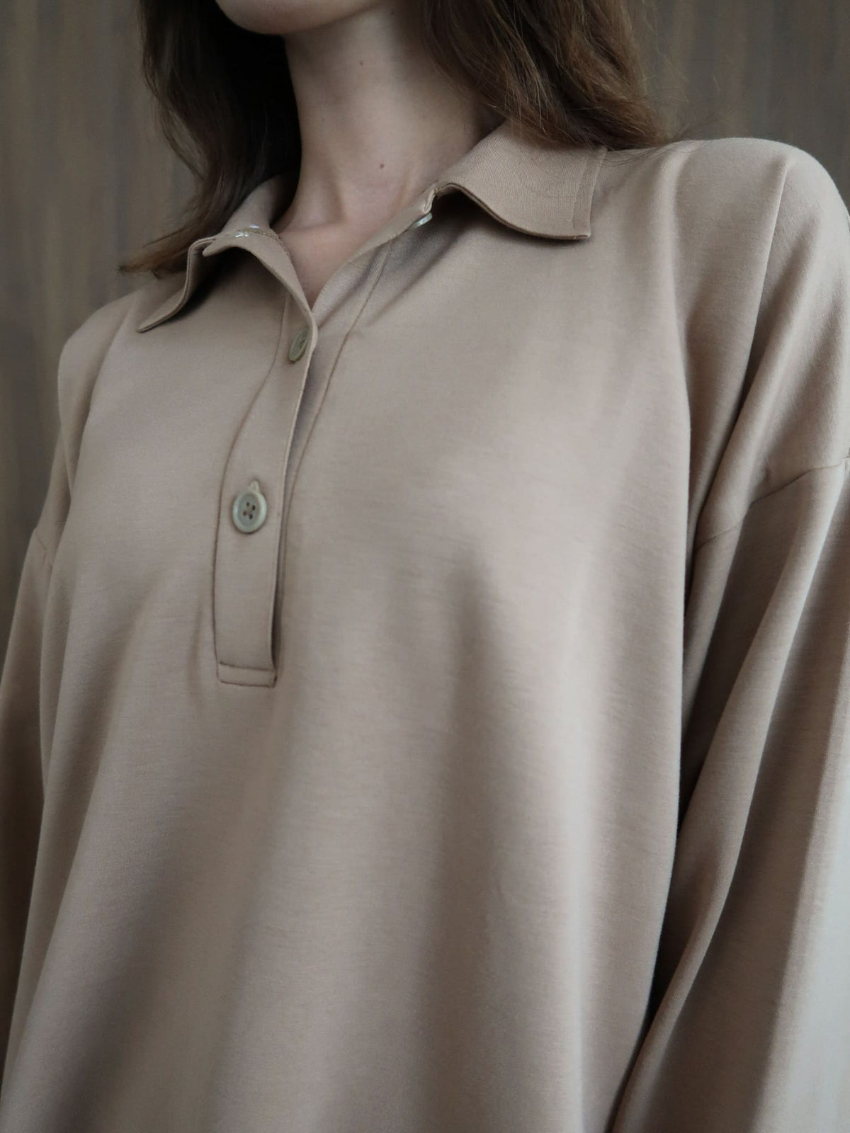 Drift Camel Brown Soft Sweat Polo