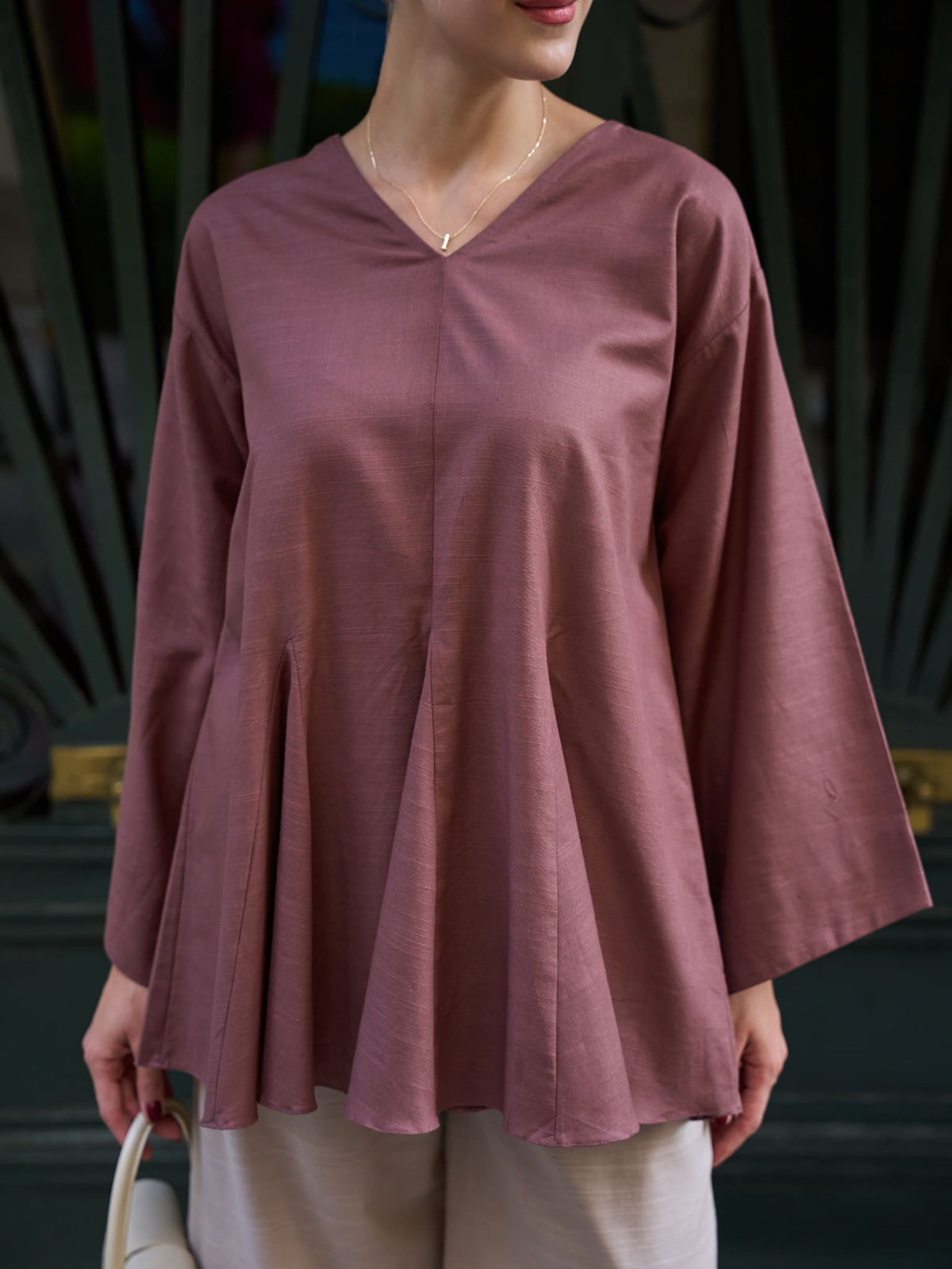 Carlsy Dusty Rose Gore Shirt