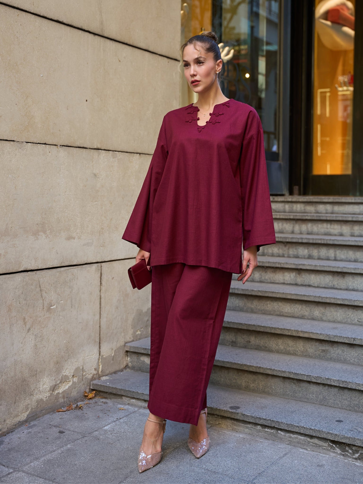 Fierro Maroon Pants