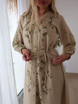 Soren Green Lace Long Dress