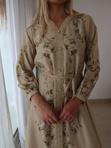Soren Green Lace Long Dress