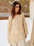 Rochelle Thread Embroidery Asymmetric Shirt