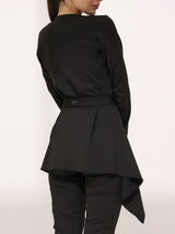 Zion Black Waist Cover Up