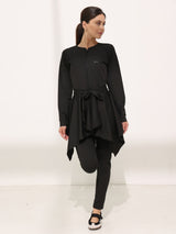 Zion Black Waist Cover Up