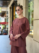 Nerissa Twin Button Closure Shirt