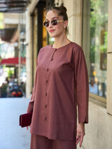 Nerissa Twin Button Closure Shirt