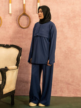 Arlo Blue Active Wide Leg Pants