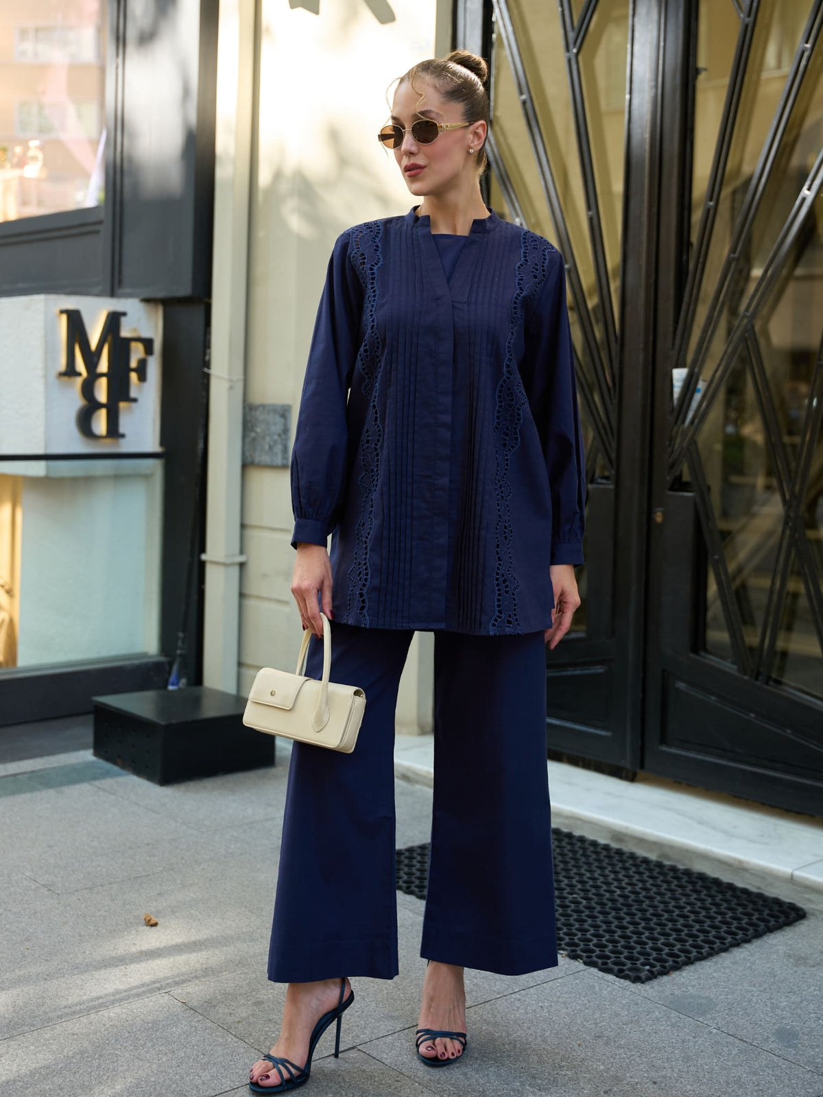 Melure Blue Tulle Pants