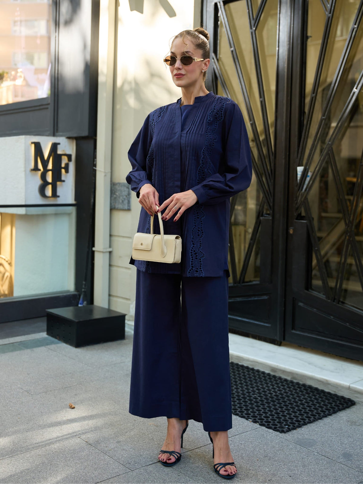 Melure Blue Tulle Pants