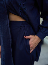 Melure Blue Tulle Pants