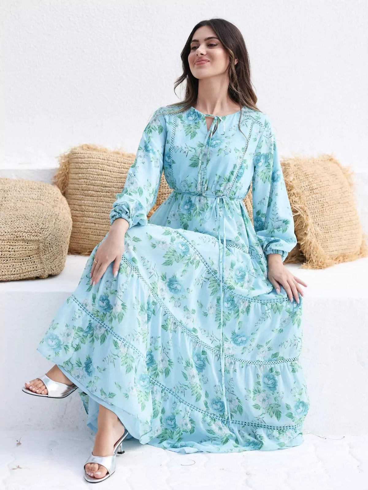 Floral Waltz Lacey Dress