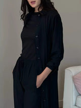 Ozan Tunic Long Shirt & Pants Co Ord Set